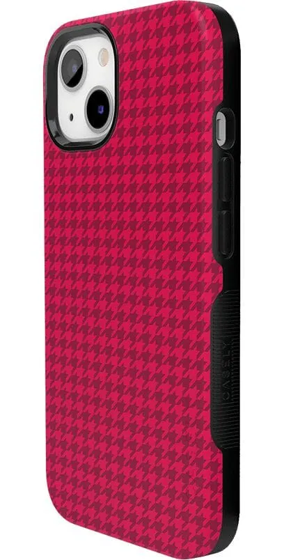 Trending Now Best Dressed | Red Houndstooth Case  Stylish & Comfortable