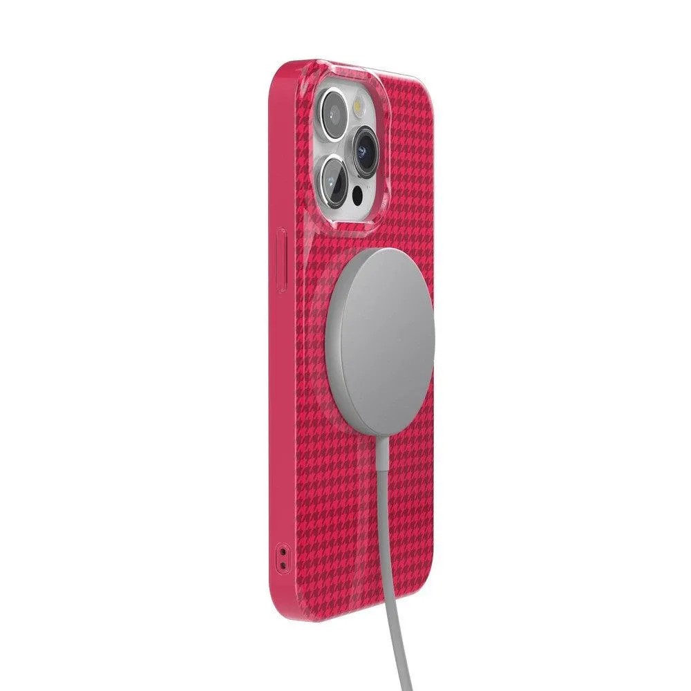 Trending Now Best Dressed | Red Houndstooth Case  Stylish & Comfortable