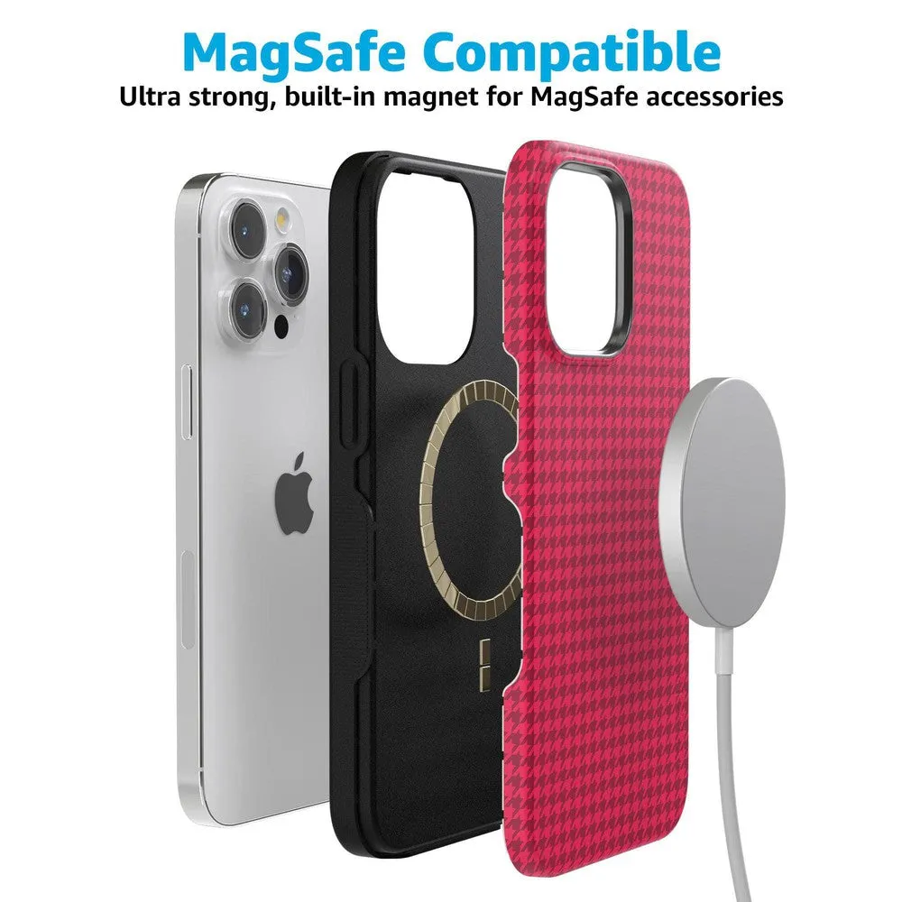 Trending Now Best Dressed | Red Houndstooth Case  Stylish & Comfortable