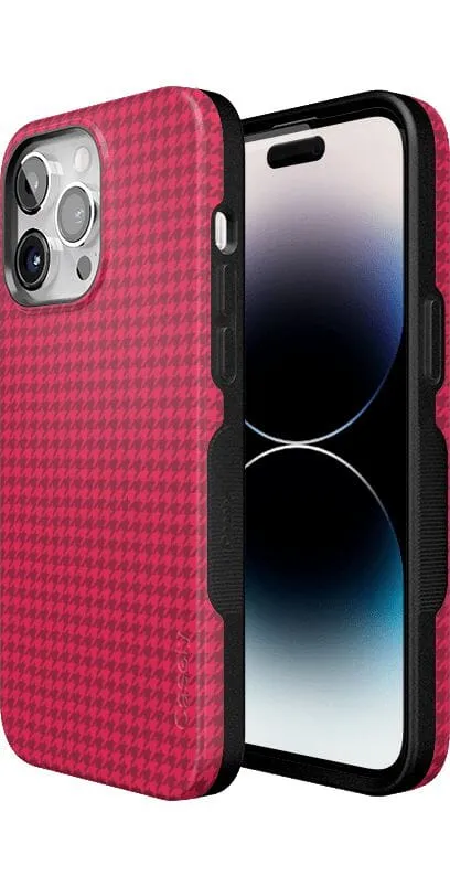 Trending Now Best Dressed | Red Houndstooth Case  Stylish & Comfortable
