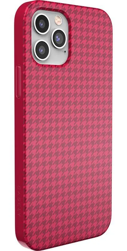 Trending Now Best Dressed | Red Houndstooth Case  Stylish & Comfortable