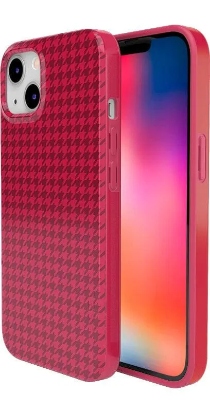 Trending Now Best Dressed | Red Houndstooth Case  Stylish & Comfortable