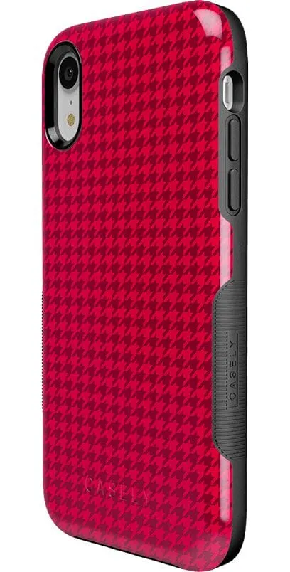 Trending Now Best Dressed | Red Houndstooth Case  Stylish & Comfortable
