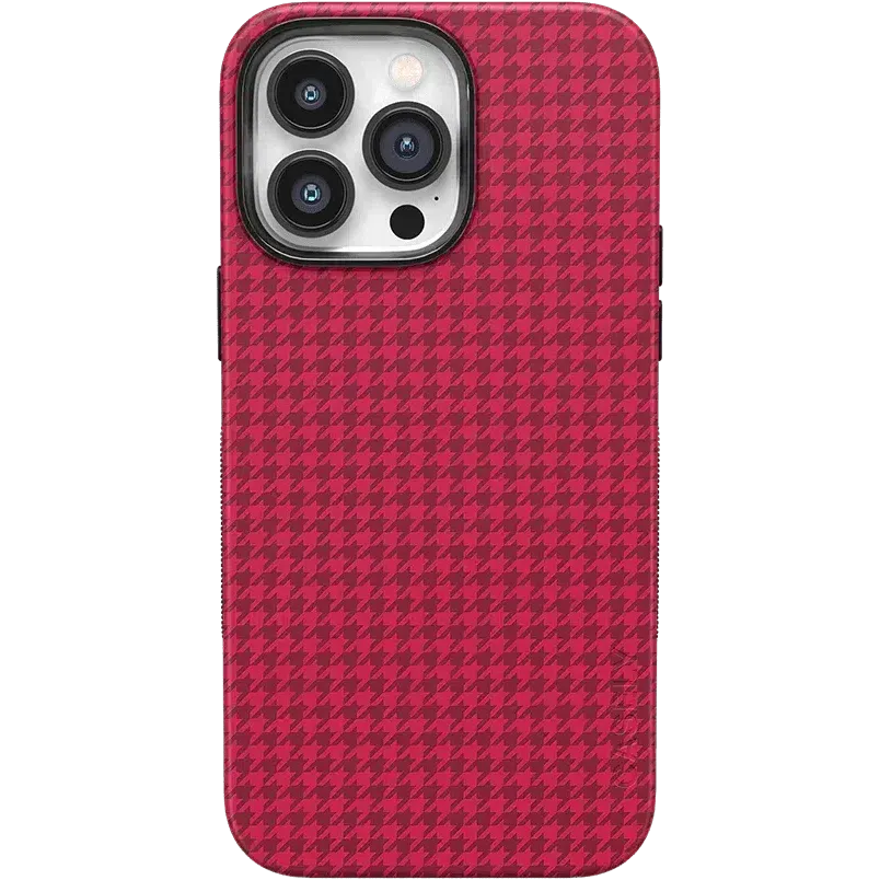 Trending Now Best Dressed | Red Houndstooth Case  Stylish & Comfortable