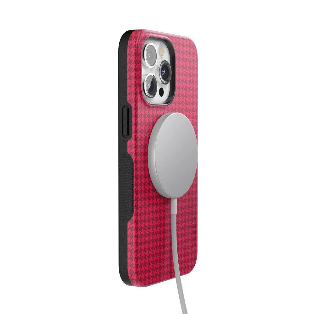 Trending Now Best Dressed | Red Houndstooth Case  Stylish & Comfortable