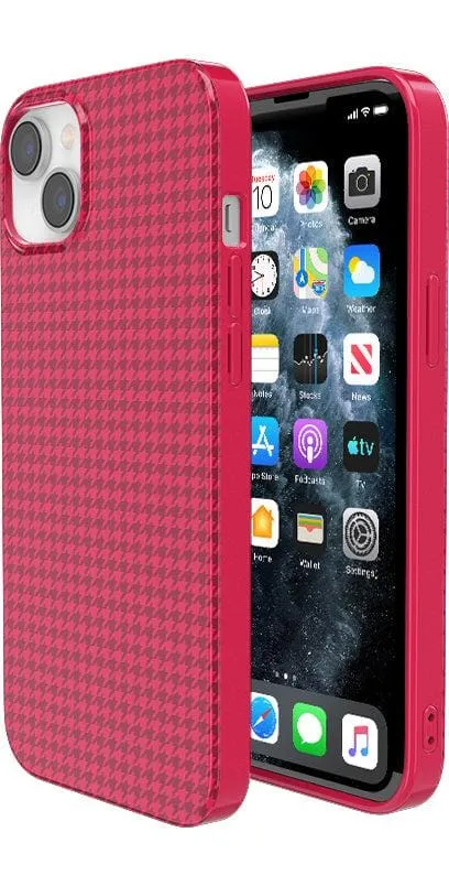 Trending Now Best Dressed | Red Houndstooth Case  Stylish & Comfortable