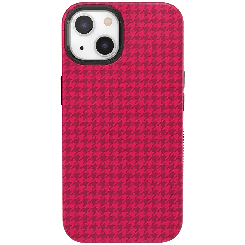Trending Now Best Dressed | Red Houndstooth Case  Stylish & Comfortable