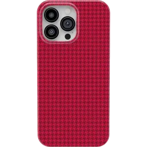 Trending Now Best Dressed | Red Houndstooth Case  Stylish & Comfortable