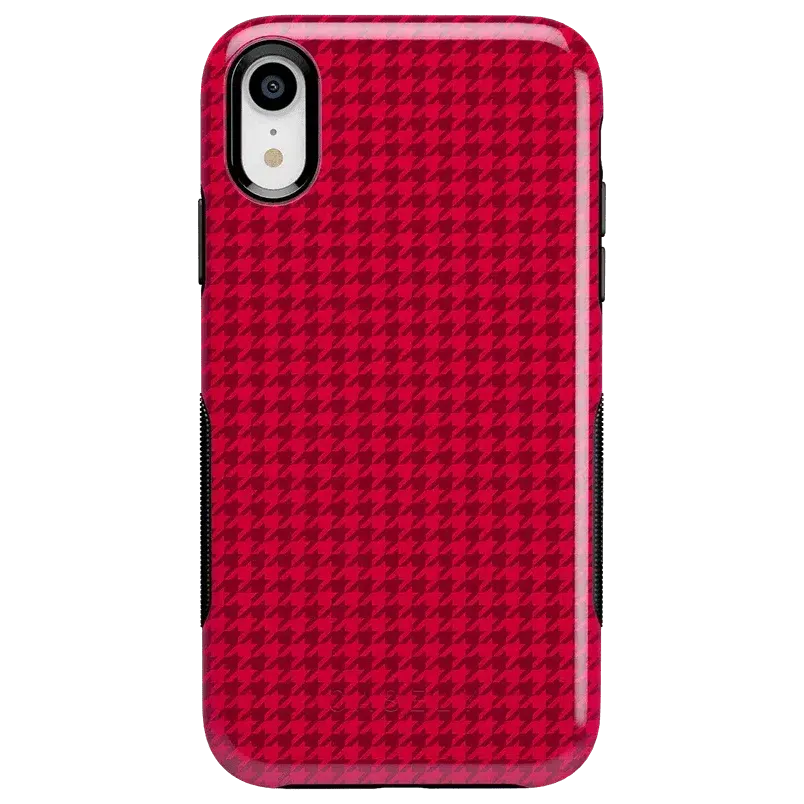 Trending Now Best Dressed | Red Houndstooth Case  Stylish & Comfortable