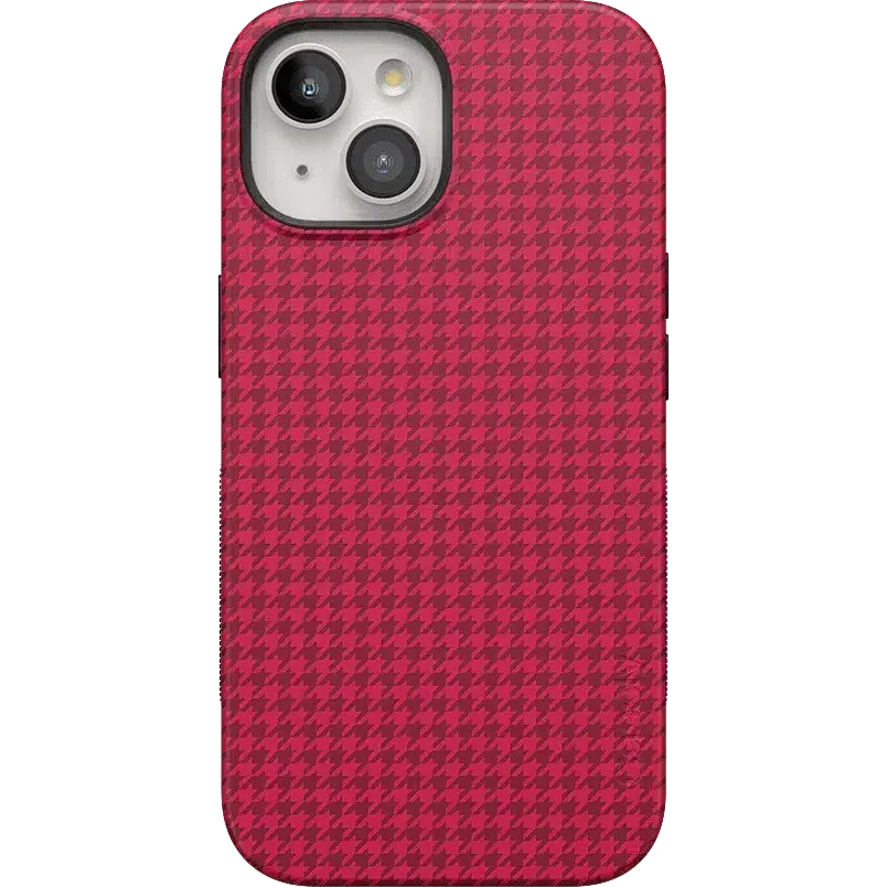 Trending Now Best Dressed | Red Houndstooth Case  Stylish & Comfortable