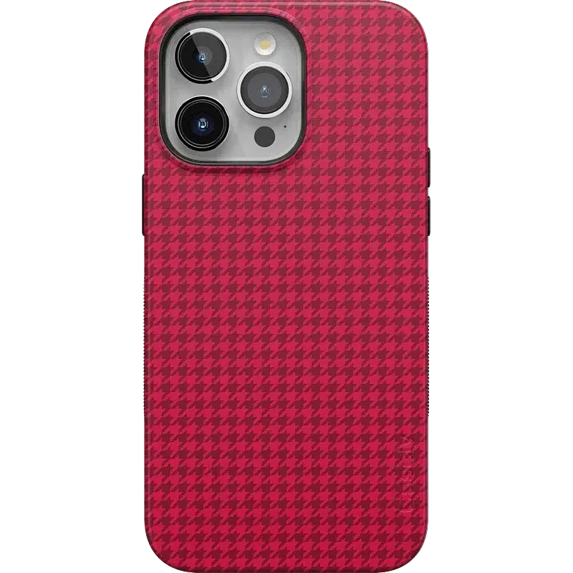 Trending Now Best Dressed | Red Houndstooth Case  Stylish & Comfortable