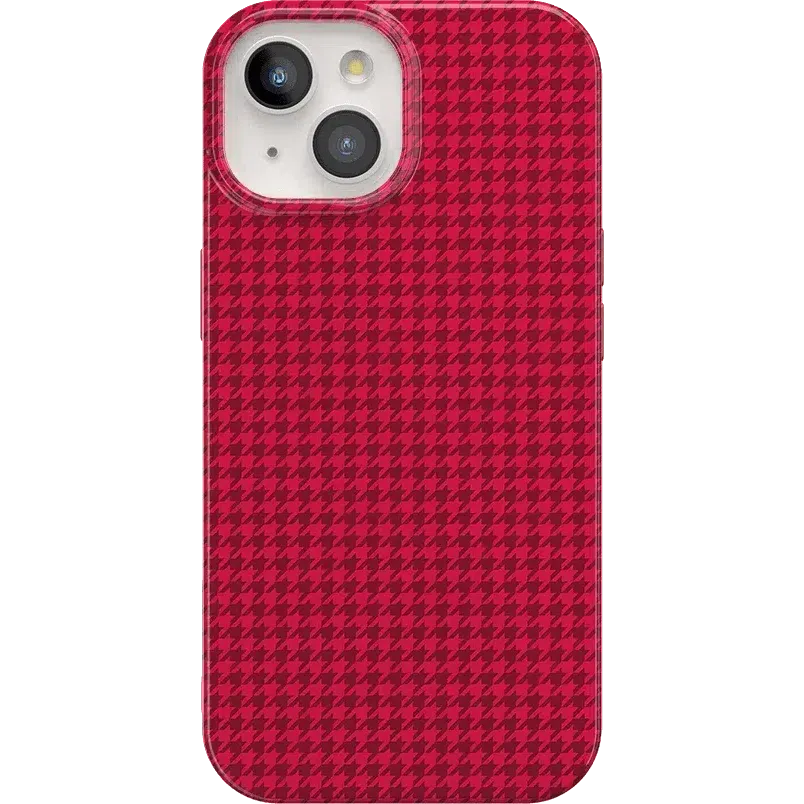 Trending Now Best Dressed | Red Houndstooth Case  Stylish & Comfortable