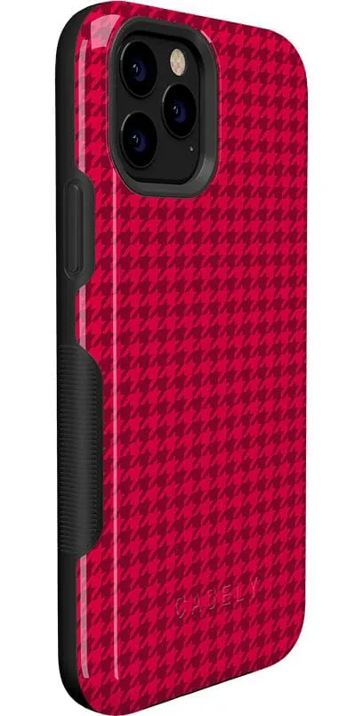 Trending Now Best Dressed | Red Houndstooth Case  Stylish & Comfortable