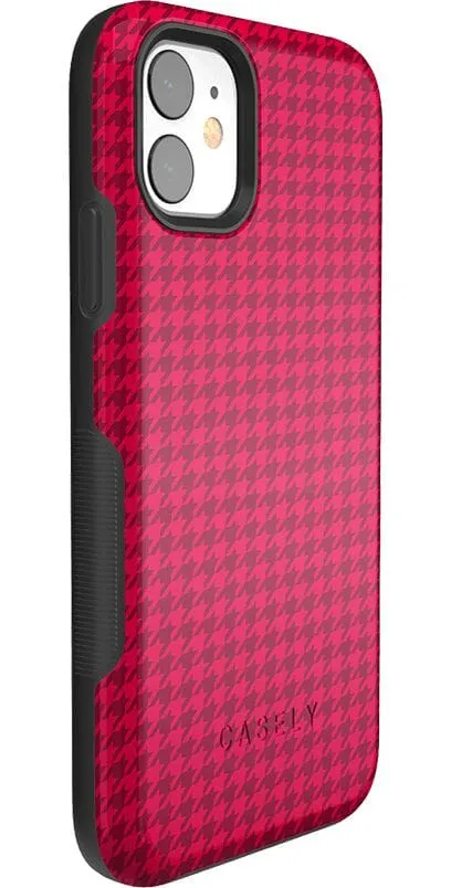 Trending Now Best Dressed | Red Houndstooth Case  Stylish & Comfortable