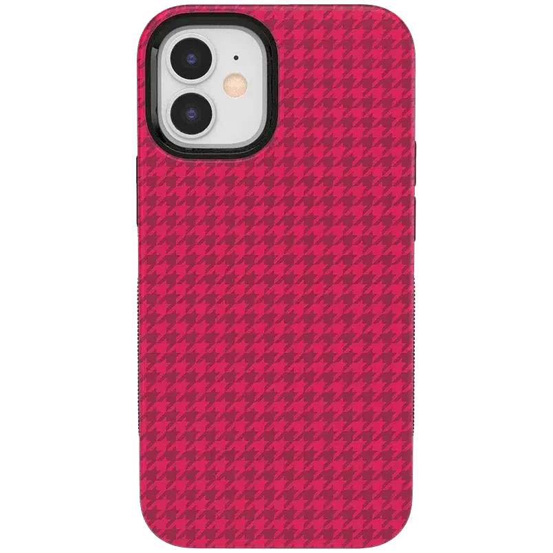 Trending Now Best Dressed | Red Houndstooth Case  Stylish & Comfortable
