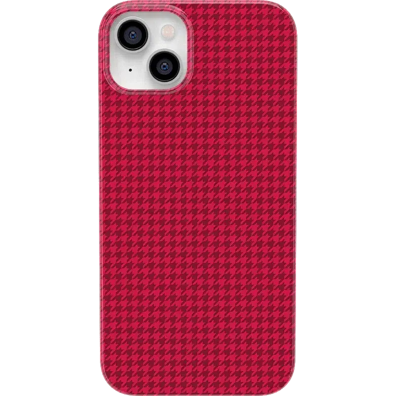 Trending Now Best Dressed | Red Houndstooth Case  Stylish & Comfortable
