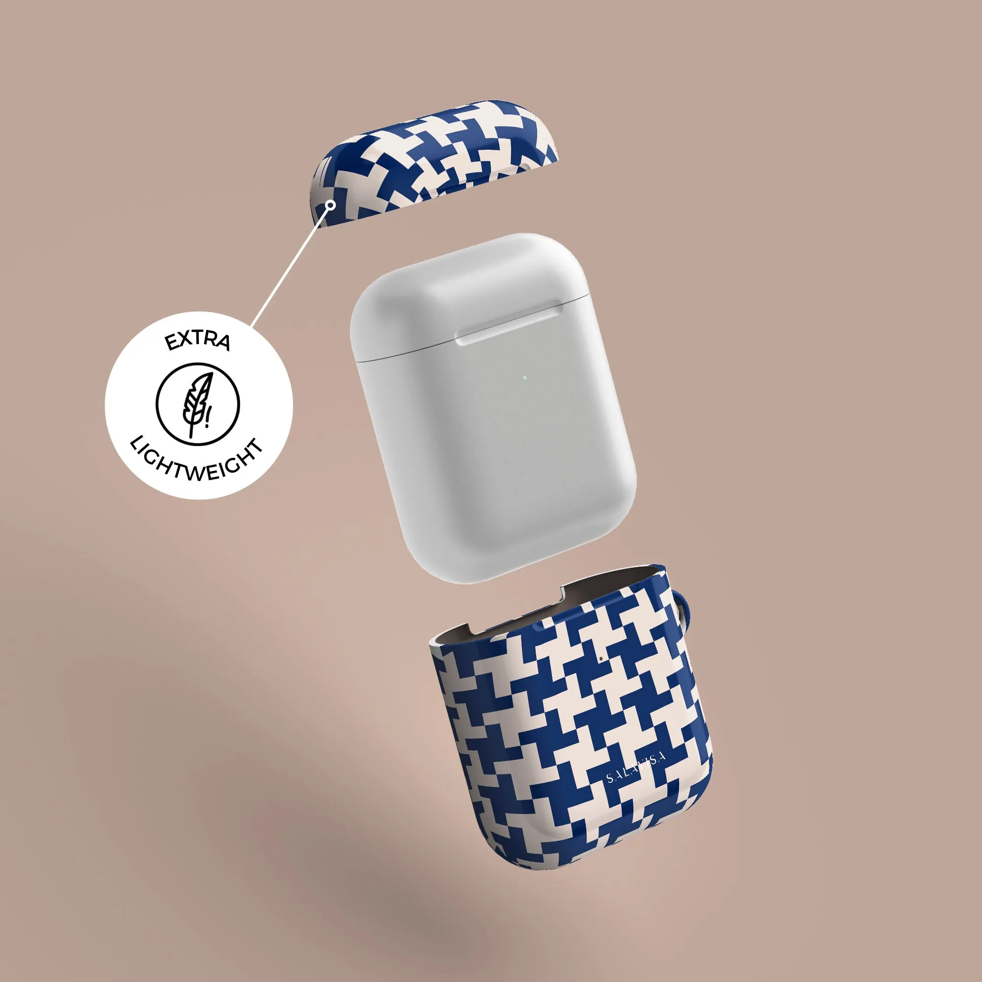 Trending Now Blue Glen Plaid AirPods Case  Stylish & Comfortable