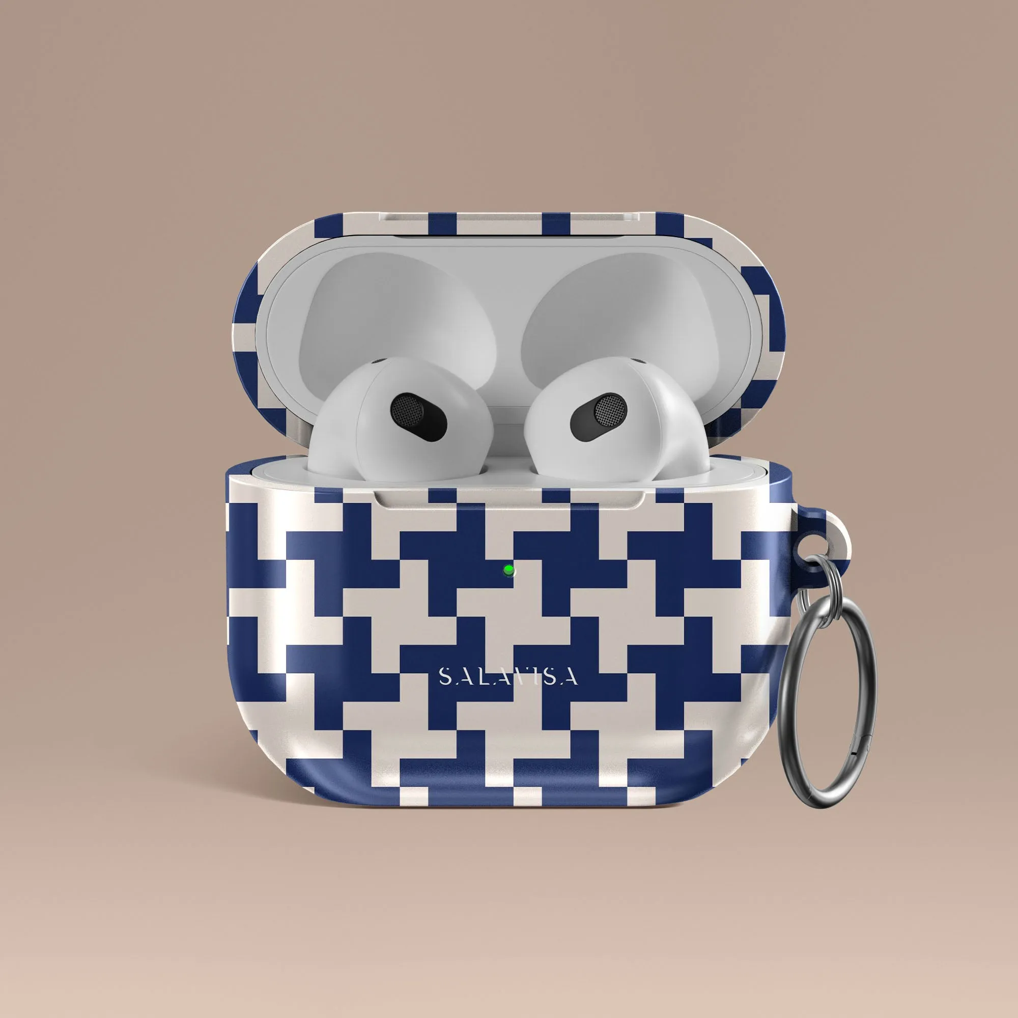 Trending Now Blue Glen Plaid AirPods Case  Stylish & Comfortable