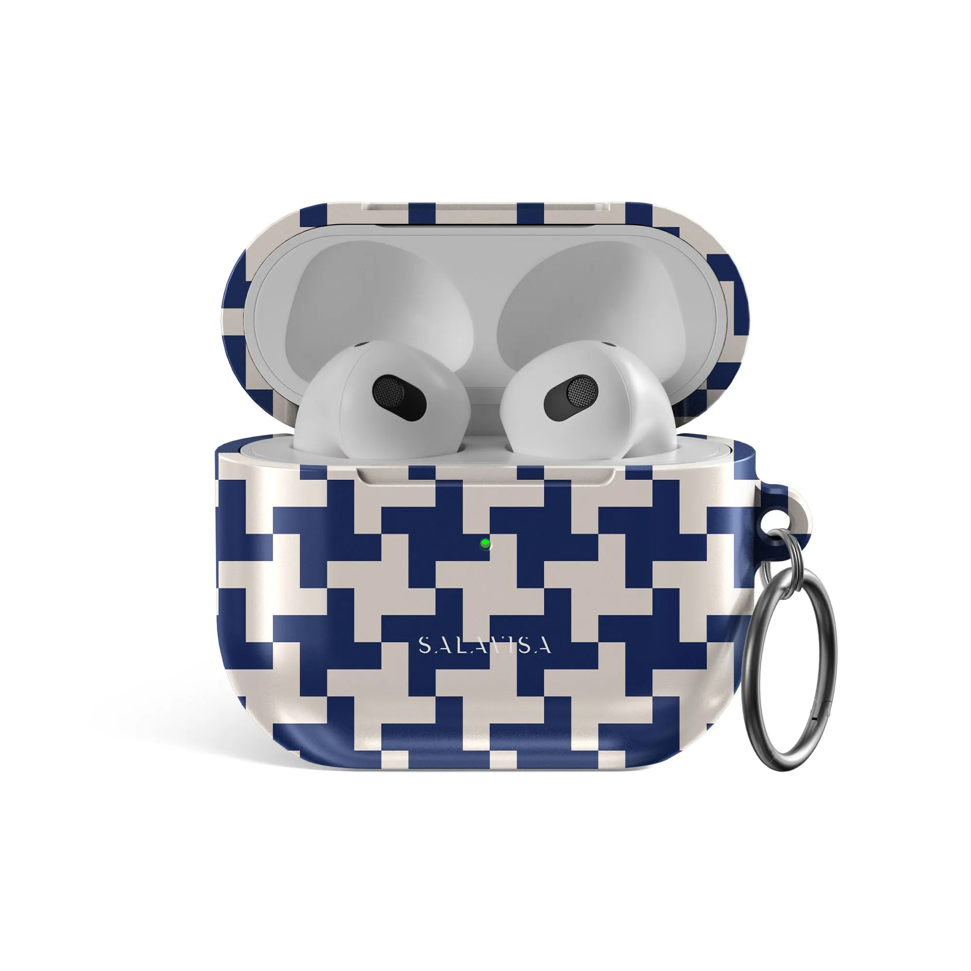 Trending Now Blue Glen Plaid AirPods Case  Stylish & Comfortable