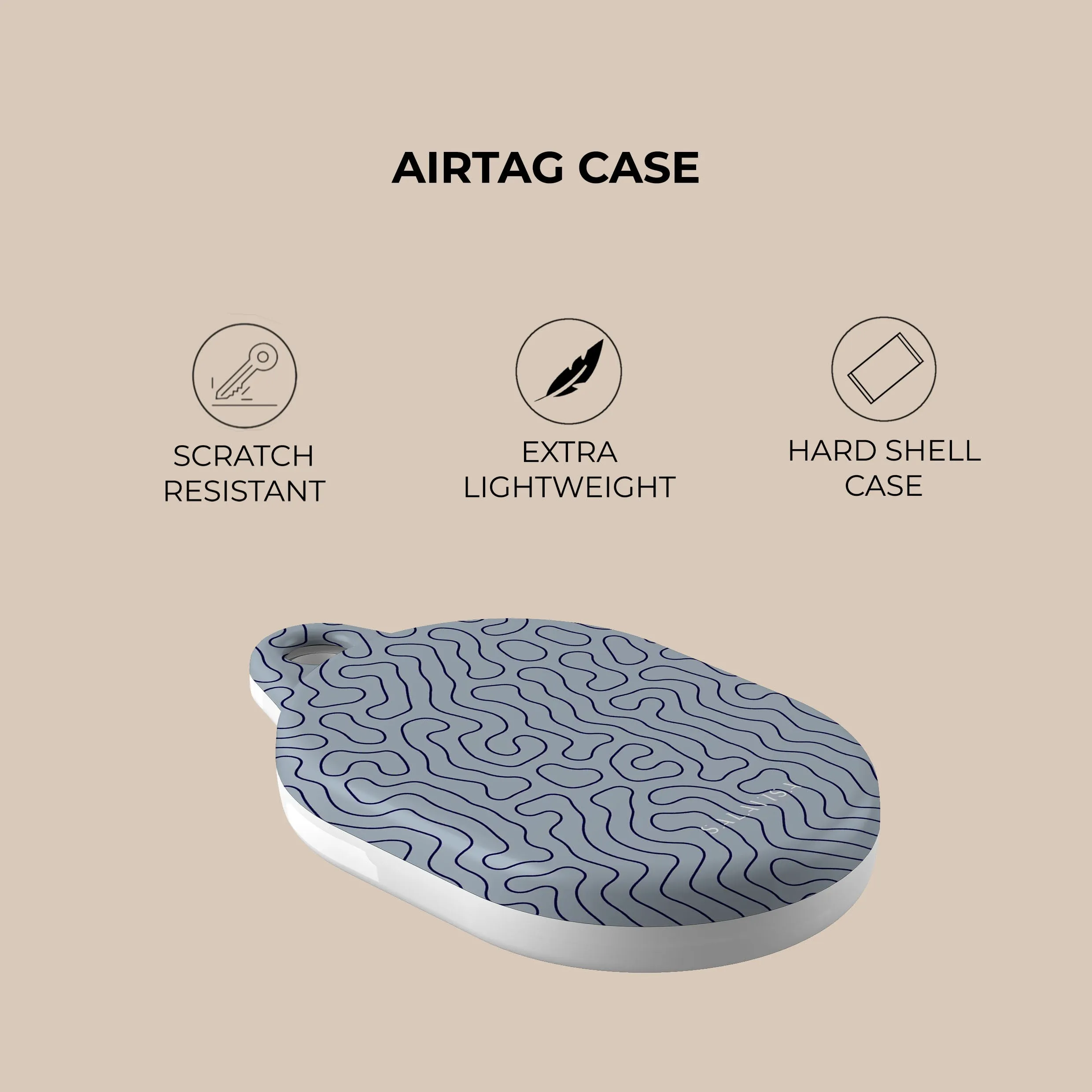 Trending Now Blue Paths AirTag Holder  Last Chance!