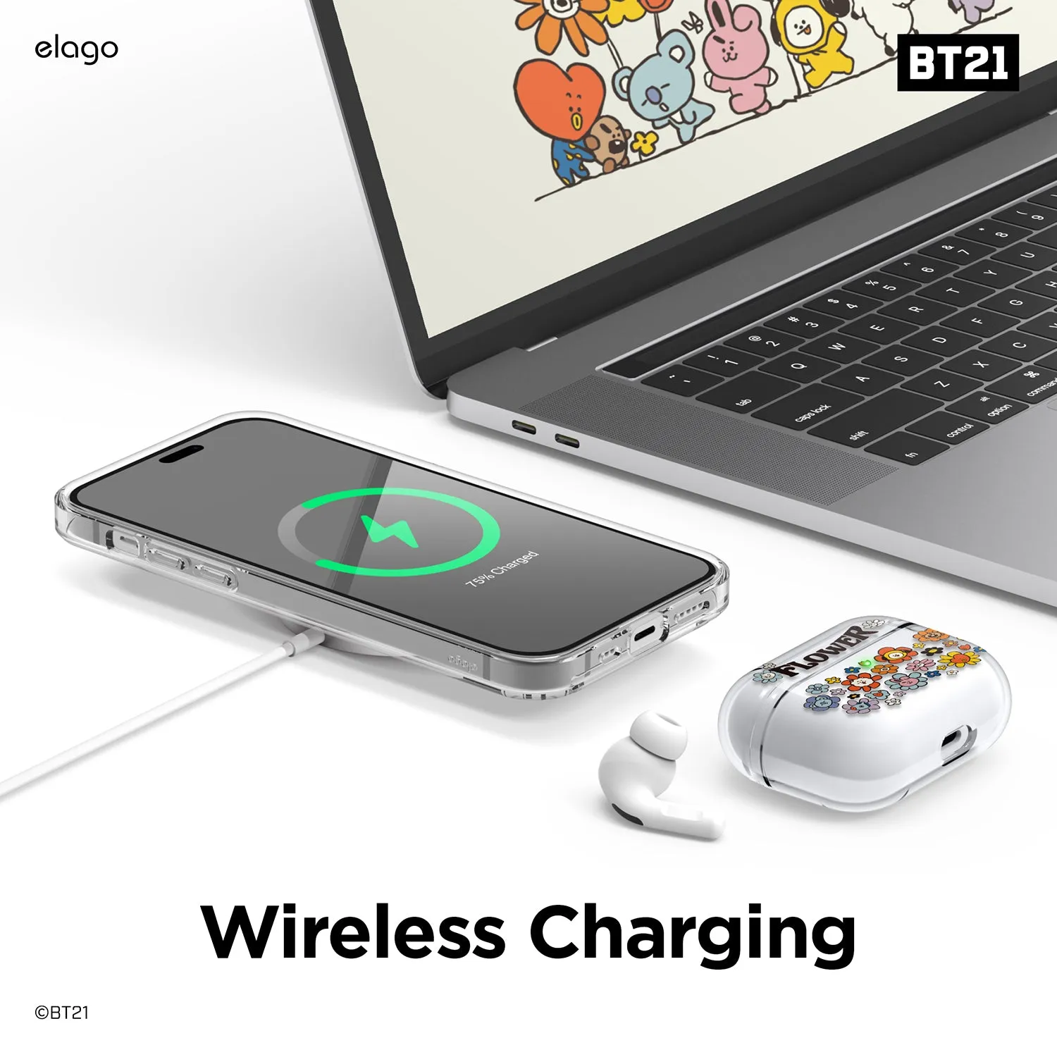 Trending Now BT21 | elago Flower Case for iPhone 14 Plus  Ends Soon!