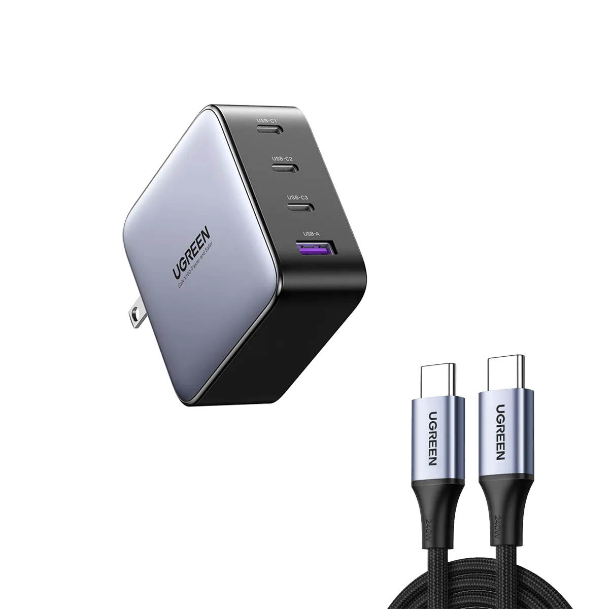 Trending Now (Bundle) Nexode 100W Charger   100W USB-C Cable 2 Pack  Dont Miss Out!