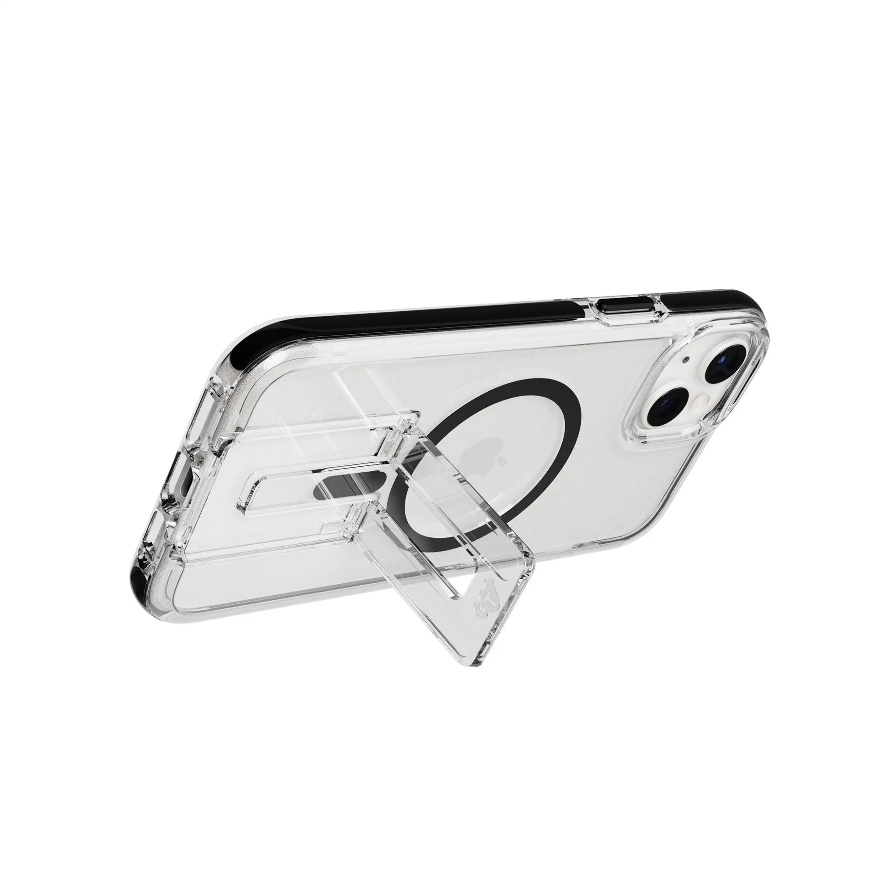 Trending Now EvoCrystal Kick - Apple iPhone 15 Plus Case MagSafe Compatible - Clear Black  Almost Sold Out!
