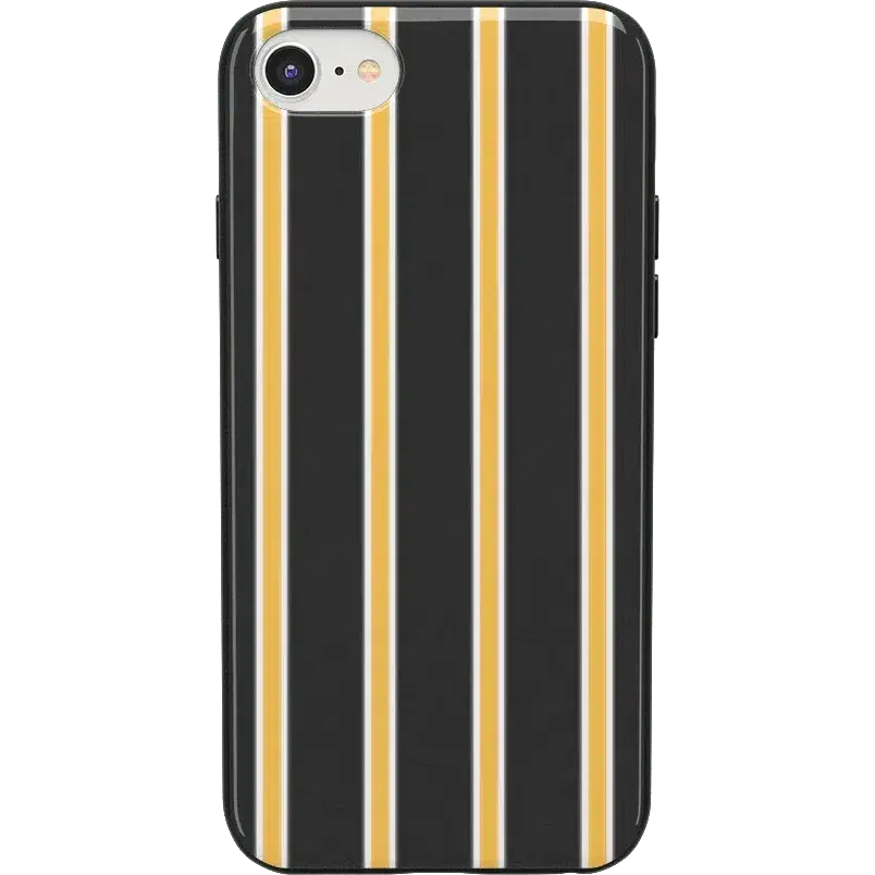 Trending Now Fine Lines | Mustard Yellow Pinstripe iPhone Case  Limited Availability!