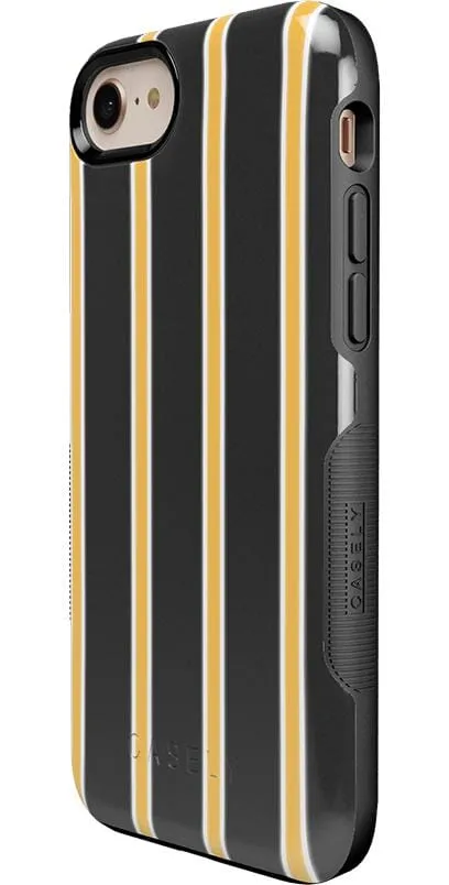 Trending Now Fine Lines | Mustard Yellow Pinstripe iPhone Case  Limited Availability!
