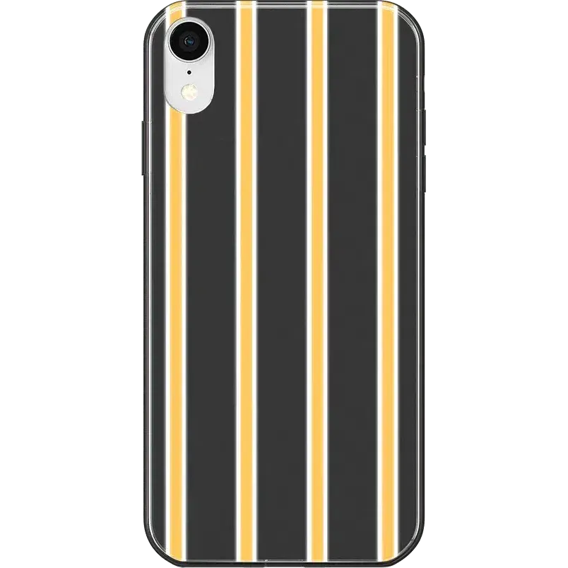 Trending Now Fine Lines | Mustard Yellow Pinstripe iPhone Case  Limited Availability!