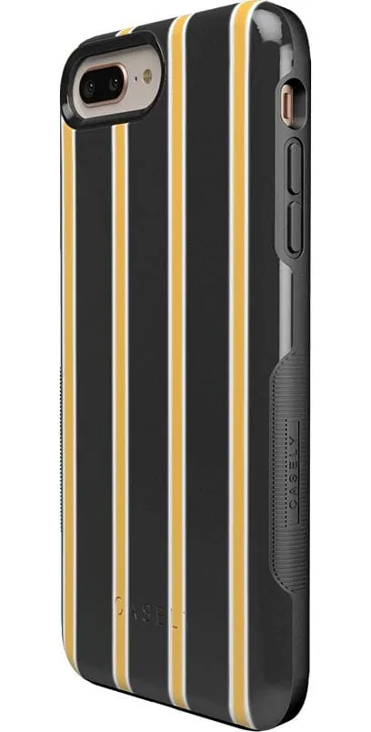 Trending Now Fine Lines | Mustard Yellow Pinstripe iPhone Case  Limited Availability!