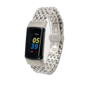 Trending Now Fitbit Charge 6 Steel Strap Dragon (Silver)  Today Only!