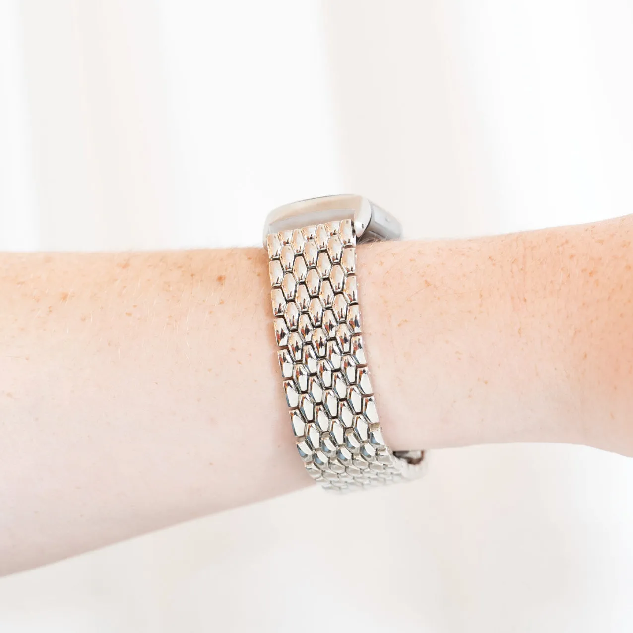 Trending Now Fitbit Charge 6 Steel Strap Dragon (Silver)  Today Only!