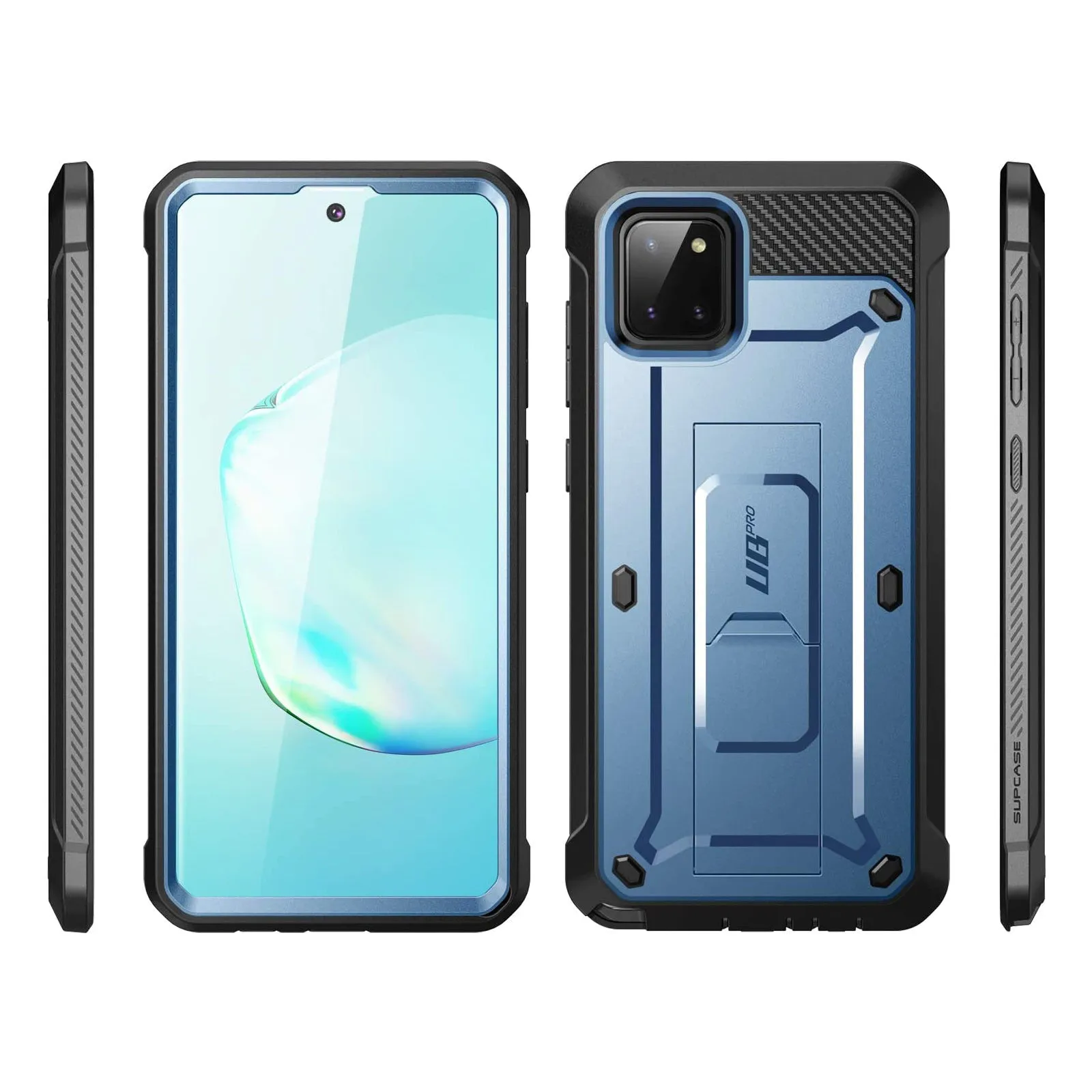 Trending Now Galaxy Note10 Lite Unicorn Beetle Pro Rugged Holster Case-Metallic Blue  Limited Availability!
