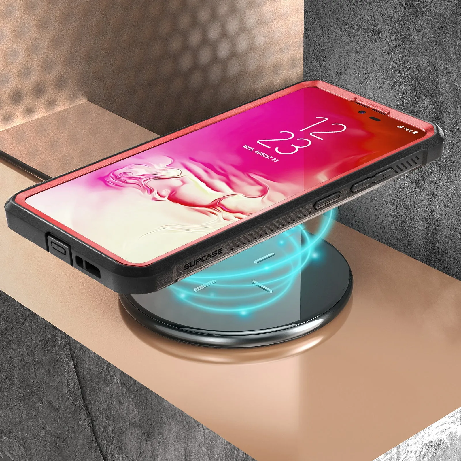 Trending Now Galaxy S10 Lite Unicorn Beetle Pro Full Body Rugged Holster Case-Metallic Red  Last Few Pieces!