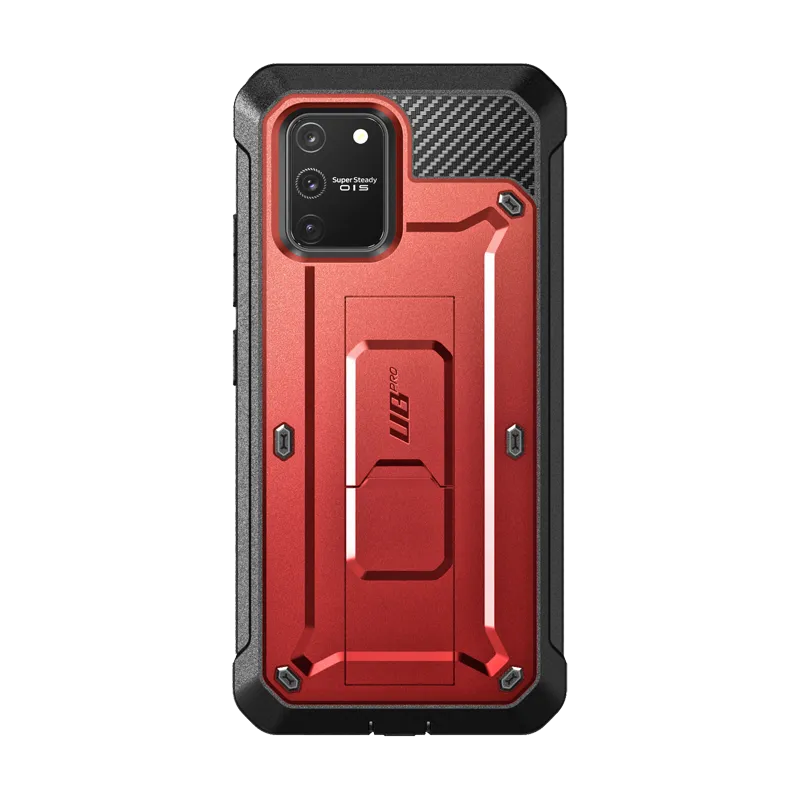 Trending Now Galaxy S10 Lite Unicorn Beetle Pro Full Body Rugged Holster Case-Metallic Red  Last Few Pieces!