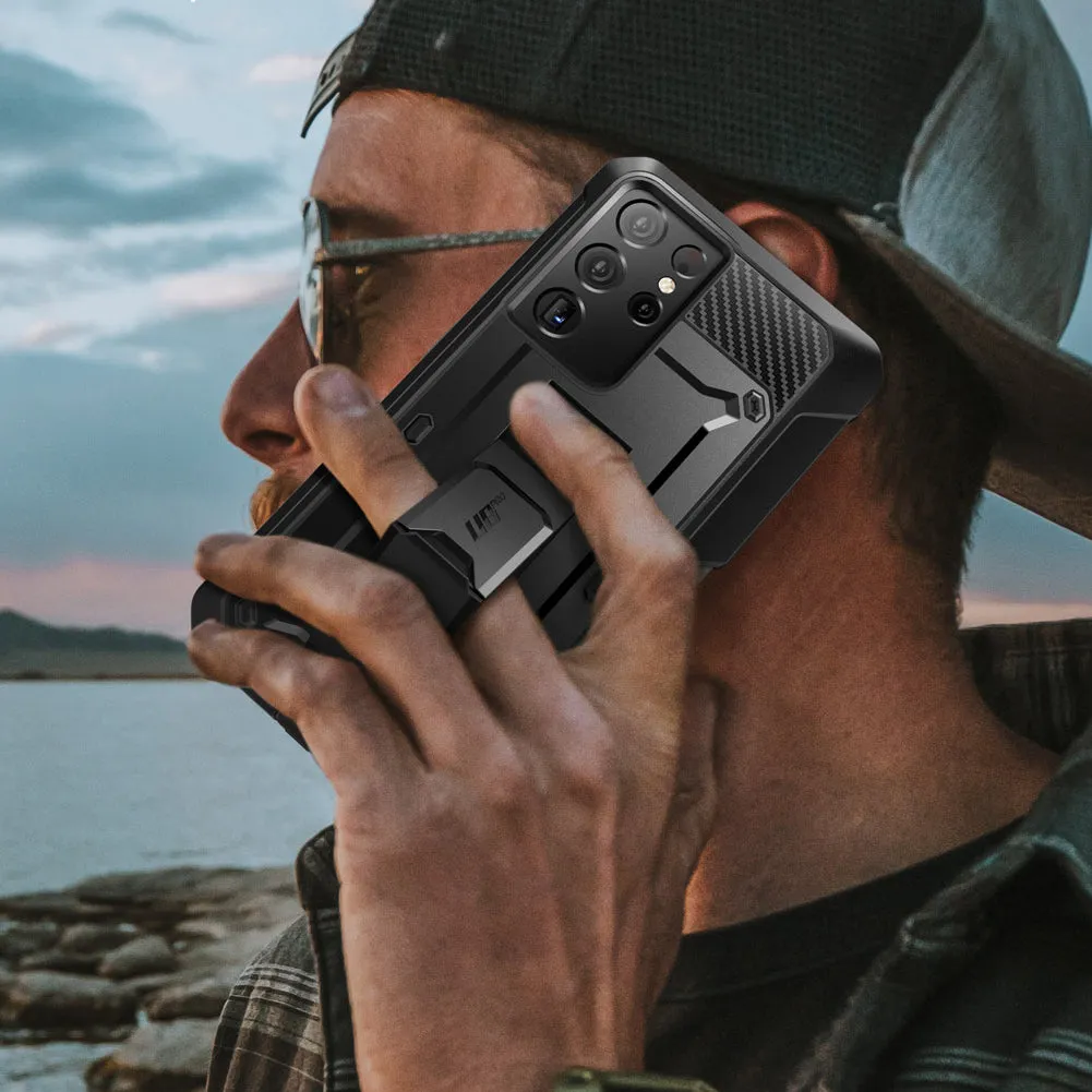 Trending Now Galaxy S21 Ultra Unicorn Beetle Pro Rugged Case with S-Pen Holder - Black  Last Few Pieces!
