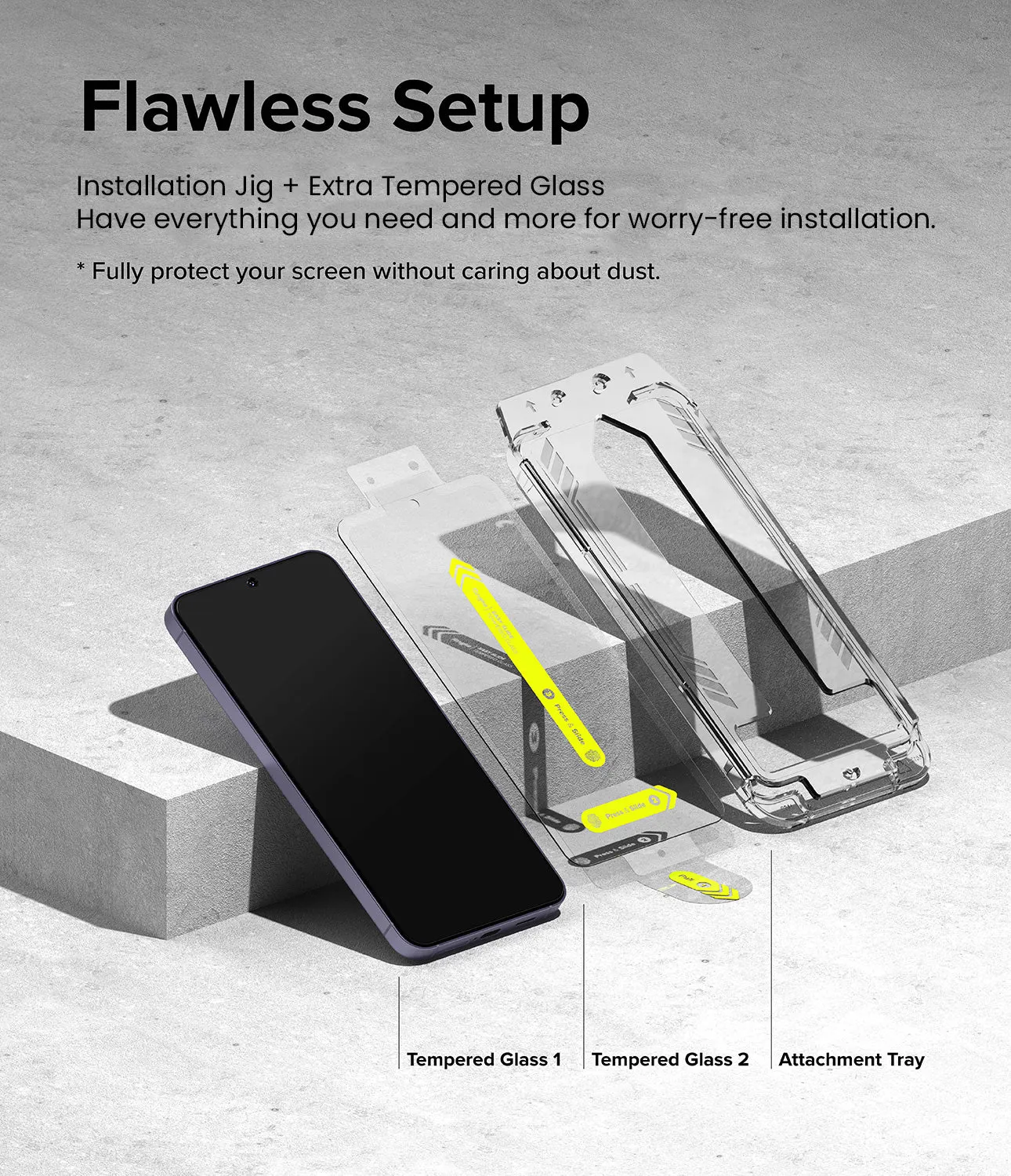 Trending Now Galaxy S24 Screen Protector | Easy Slide Tempered Glass  Dont Miss Out!