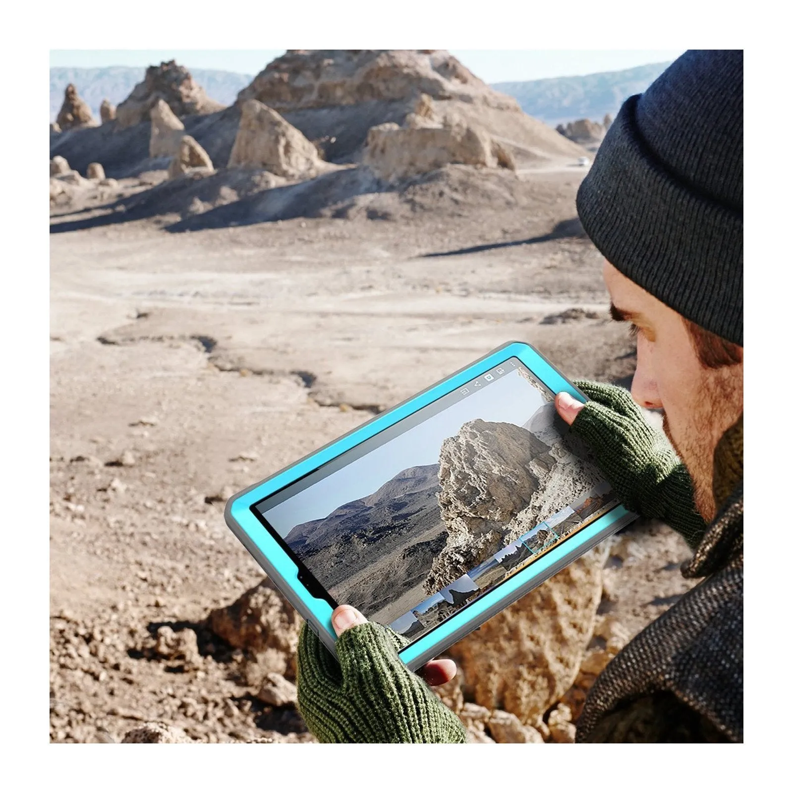 Trending Now Galaxy Tab A 10.5 inch (2018) Unicorn Beetle Pro Rugged Full-Body Case-Blue  Limited Release!