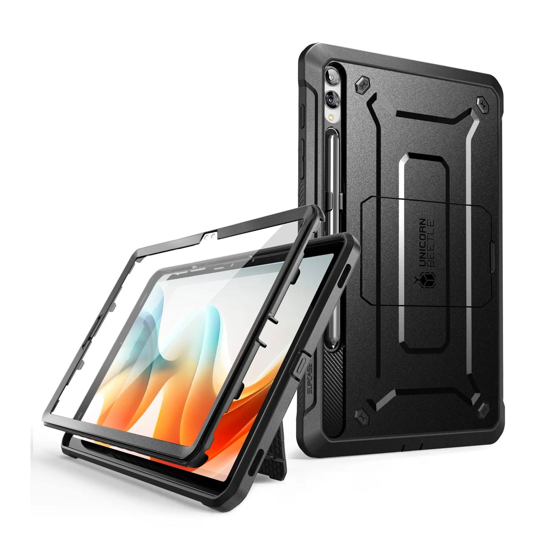 Trending Now Galaxy Tab S10  12.4 inch (2024) Unicorn Beetle PRO Rugged Case-Black  Limited Availability!