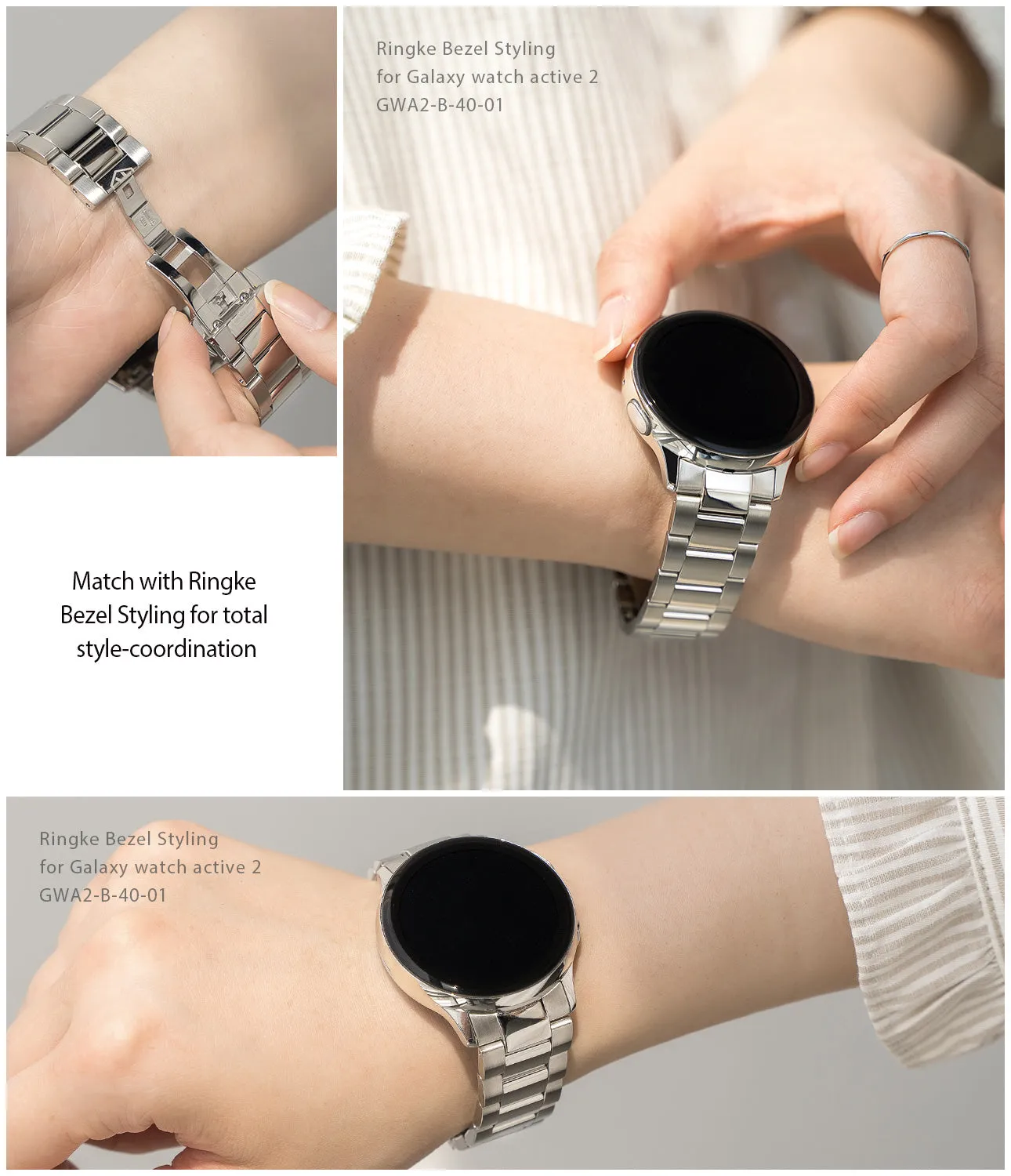 Trending Now Galaxy Watch Active 2 40mm | Metal One Band [Silver]  Limited Availability!