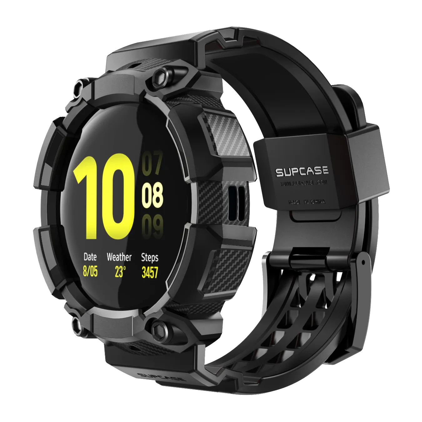 Trending Now Galaxy Watch Active 2 44mm Unicorn Beetle Pro Wristband Case-Black  Dont Miss Out!