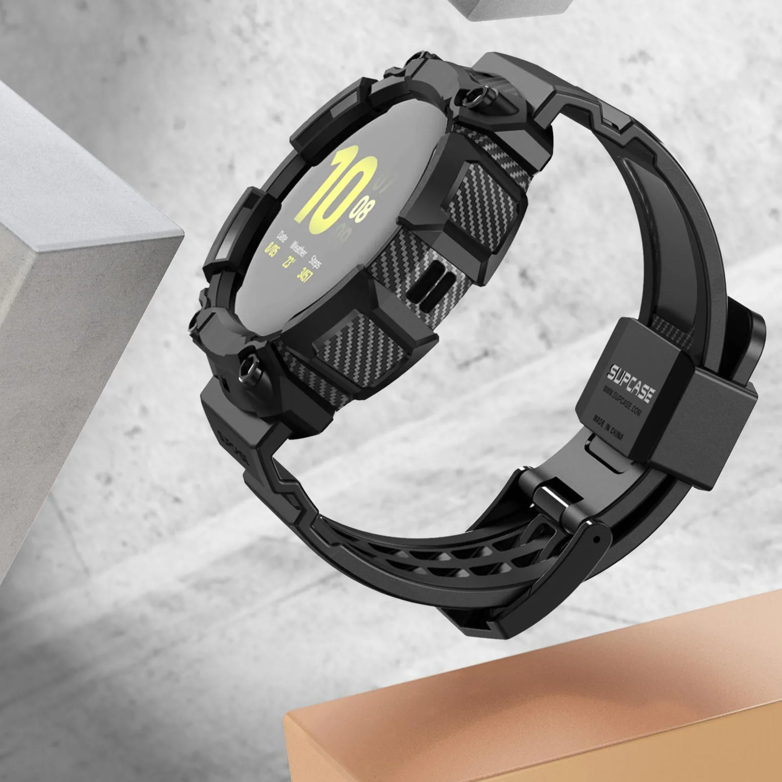 Trending Now Galaxy Watch Active 2 44mm Unicorn Beetle Pro Wristband Case-Black  Dont Miss Out!