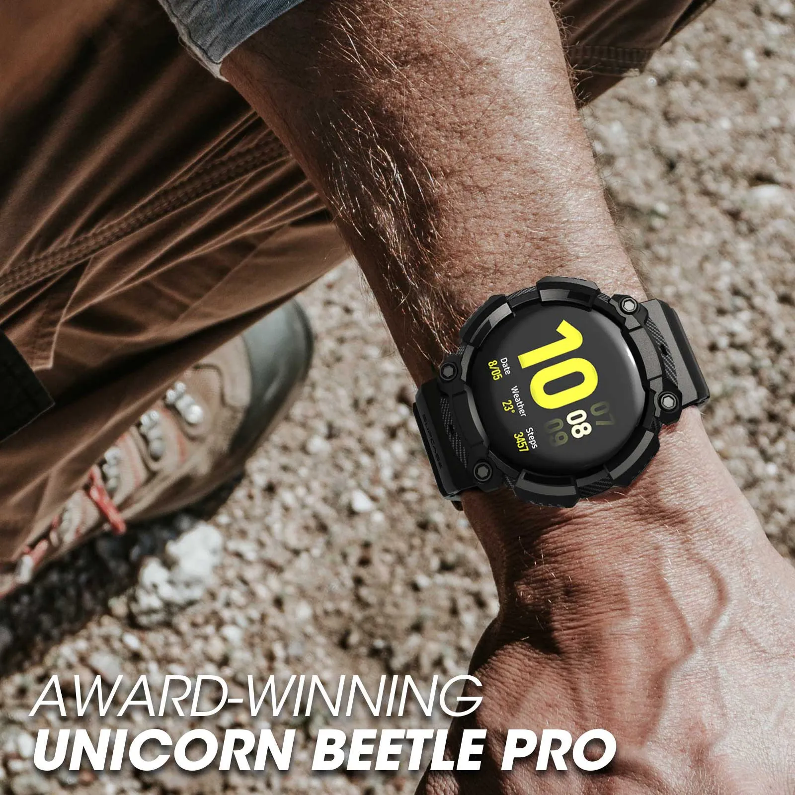 Trending Now Galaxy Watch Active 2 44mm Unicorn Beetle Pro Wristband Case-Black  Dont Miss Out!