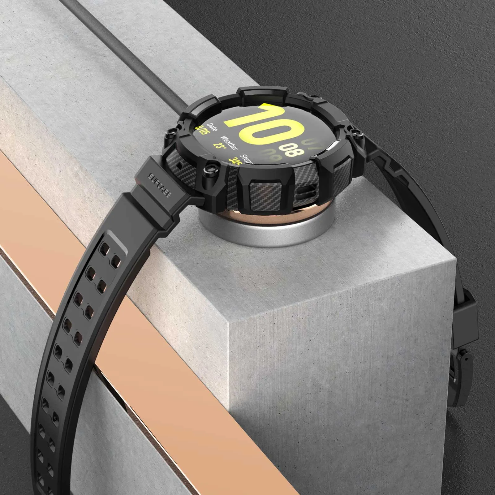 Trending Now Galaxy Watch Active 2 44mm Unicorn Beetle Pro Wristband Case-Black  Dont Miss Out!