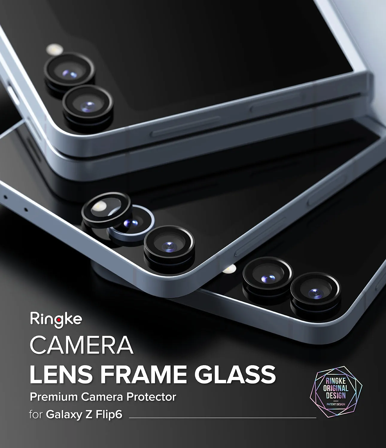 Trending Now Galaxy Z Flip 6 | Camera Lens Frame Glass (2 Pack)  Ends Soon!