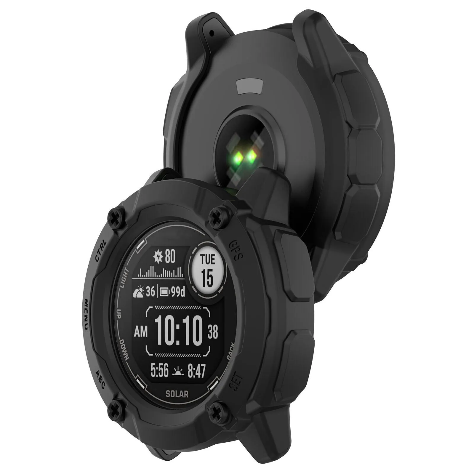 Trending Now Garmin Instinct 2x Rugged TPU Cover (Black)  Last Few Pieces!