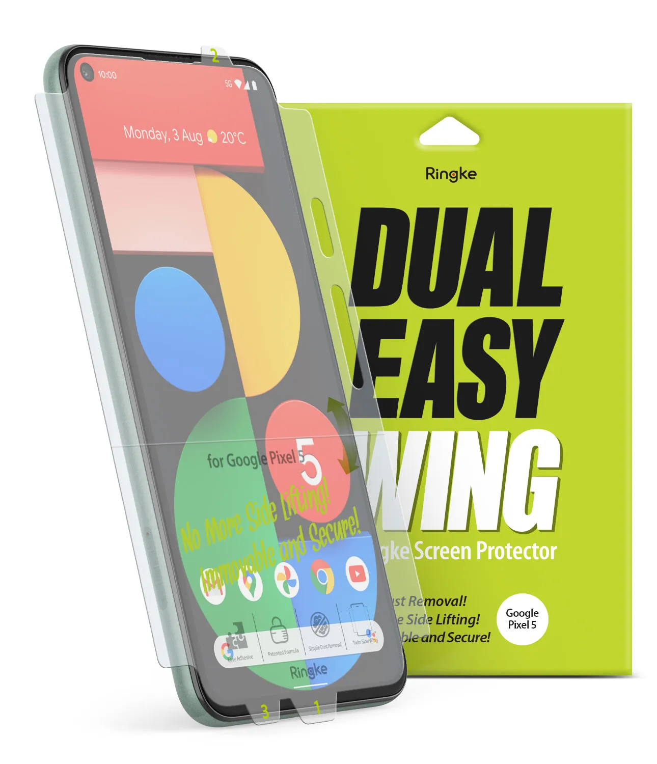 Trending Now Google Pixel 5 Screen Protector | Dual Easy Film  Going Fast!