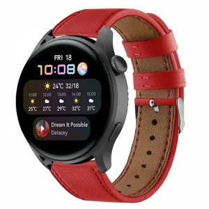 Trending Now Huawei Watch 3 (Pro) Leather Strap (Red)  Limited Availability!