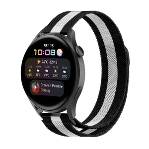 Trending Now Huawei Watch 3 (Pro) Milanese Strap (Black/White)  Ends Soon!